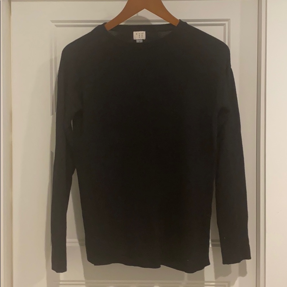 Long sleeve black sweater